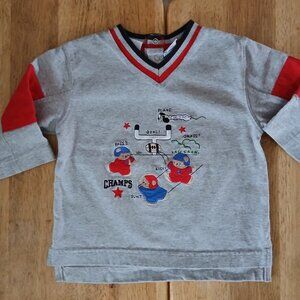 MINIWEAR light gray L/S top sz 12 mos. boys